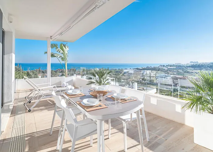 One80 Residences New Corner With Amazing Sea View To Gibraltar & Africa Apartman *