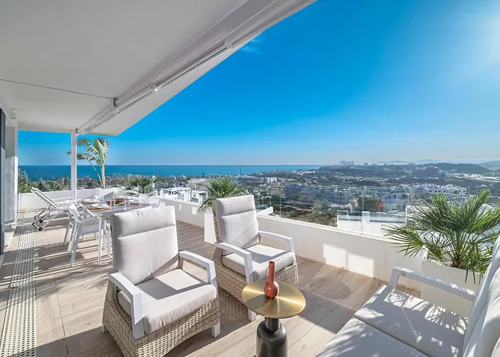 One80 Residences New Corner With Amazing Sea View To Gibraltar & Africa Apartman